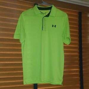 Under Armour Men's Bright Green Polo Shirt